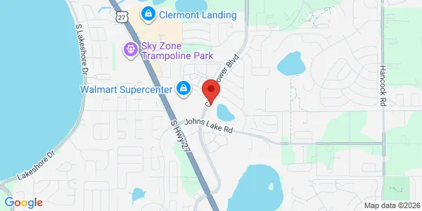Map of 2741 Citrus Tower Blvd Clermont, FL 34711