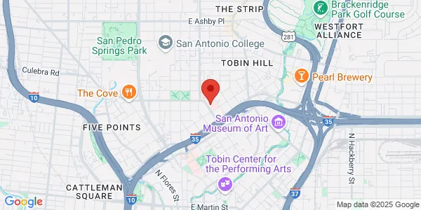 Map of 1200 Brooklyn Ave Ste 130 San Antonio, TX 78212
