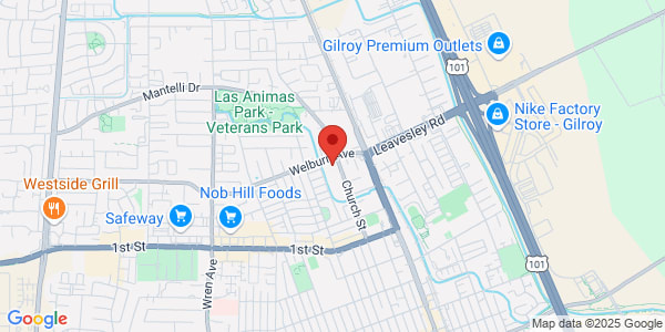 Map of 8359 Church St Gilroy, CA 95020