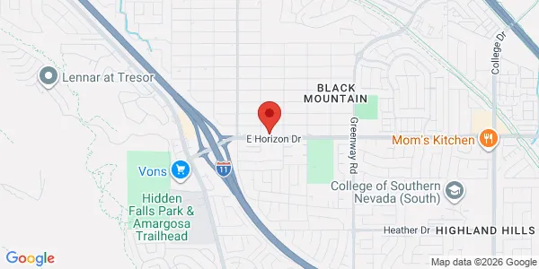 Map of 220 E Horizon Dr Ste A , C Henderson, NV 89015