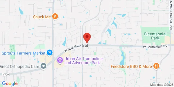 Map of 1500 W Southlake Blvd Ste 120 Southlake, TX 76092