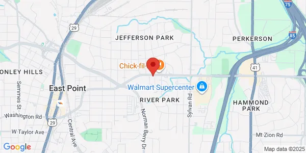 Map of 1100 Cleveland Ave East Point, GA 30344
