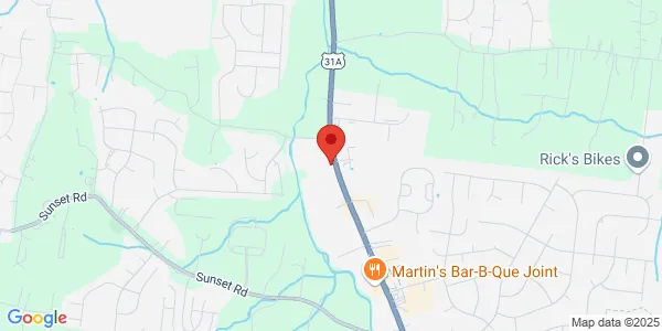 Map of 7155 Nolensville Rd Nolensville, TN 37135