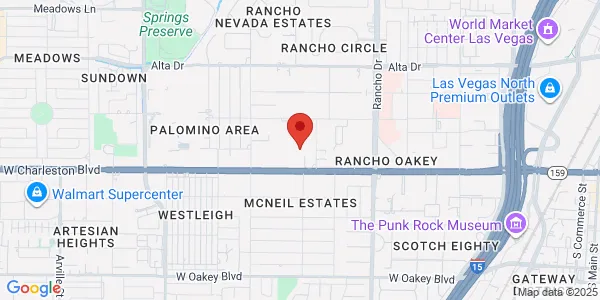 Map of 2810 W Charleston Blvd Ste G64 Las Vegas, NV 89102