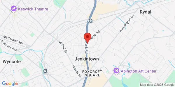 Map of 500 Old York Rd Ste 250 Jenkintown, PA 19046