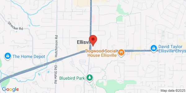 Map of 19 Clarkson Rd Ellisville, MO 63011
