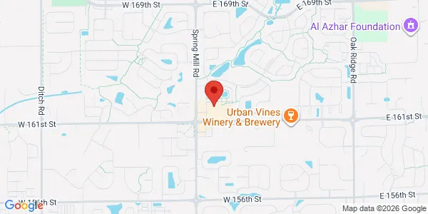 Map of 218 W 161st St Ste B Westfield, IN 46074