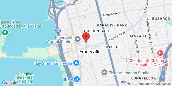Map of 5800 Hollis St Emeryville, CA 94608