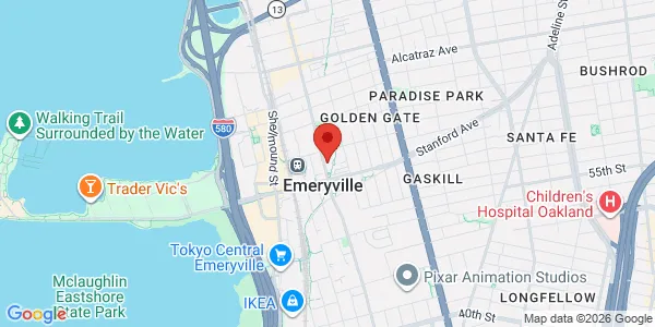 Map of 5800 Hollis St Emeryville, CA 94608