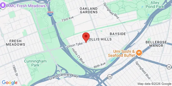 Map of 21118 Union Tpke Oakland Gardens, NY 11364