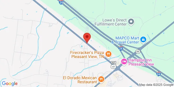 Map of 108 Highway 41A Ste 108 Pleasant View, TN 37146