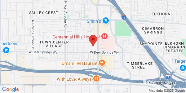 Map of 6925 N Durango Dr Las Vegas, NV 89149