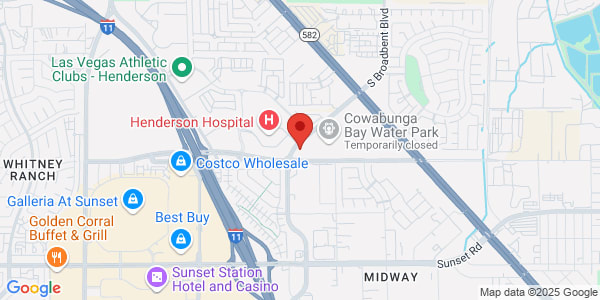 Map of 800 N Gibson Ste 110 Henderson, NV 89011