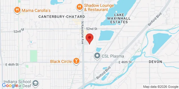 Map of 4755 Kingsway Dr Ste 300 Indianapolis, IN 46205