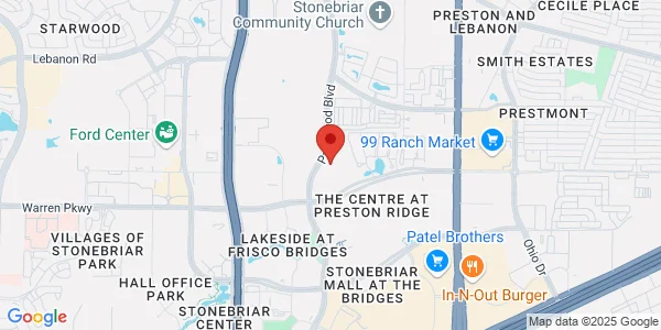 Map of 3550 Parkwood Blvd Bldg C  Ste 305 Frisco, TX 75034