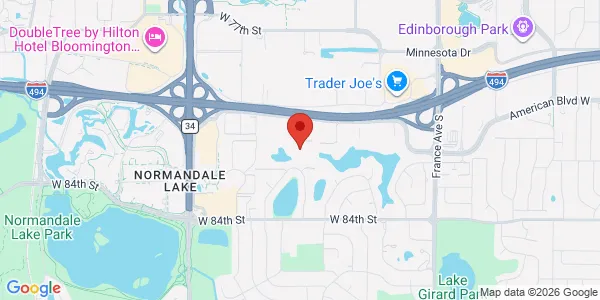 Map of 4801 W 81st St Ste 108 Minneapolis, MN 55437