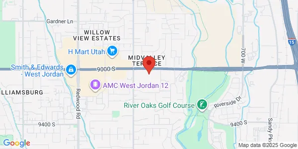 Map of 1227 W 9000th S West Jordan, UT 84088
