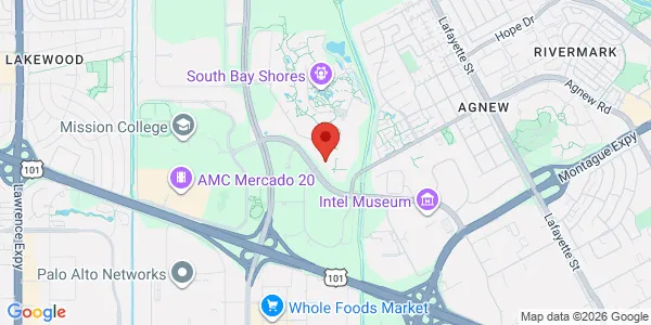 Map of 2441 Mission College Blvd Fl2 Santa Clara, CA 95054