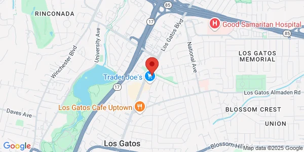 Map of 15400 Los Gatos Blvd First Floor Palo Alto Medical Foundation Los Gatos, CA 95032