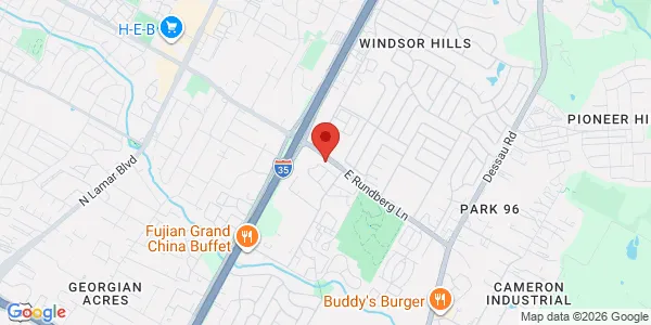 Map of 825 E Rundberg Ln Ste E Austin, TX 78753