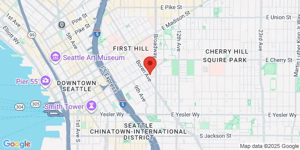 Map of 515 Minor Ave Seattle, WA 98104