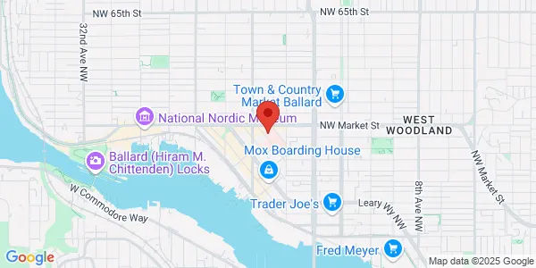 Map of 5300 Tallman Ave NW Seattle, WA 98107