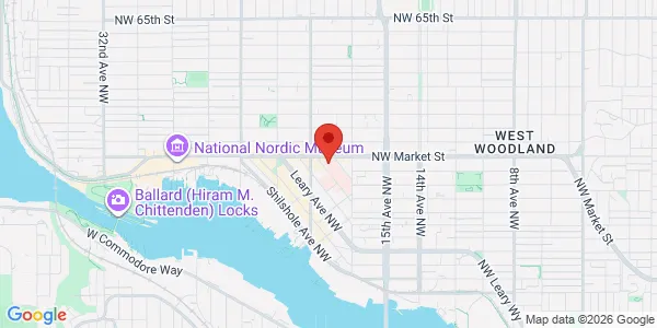 Map of 5350 Tallman Ave NW Ste 301 Seattle, WA 98107