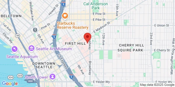 Map of 801 Broadway Fl 5 Seattle, WA 98122