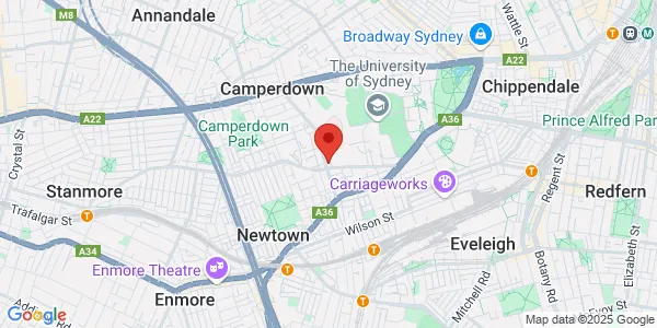 Map of Suite 404, Level 4, 100 Carillon Ave Newtown New South Wales 2042 Australia