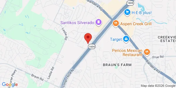 Map of 11163 W Loop 1604 N Ste 203 San Antonio, TX 78254