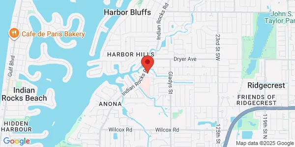 Map of 1835 Indian Rocks Rd S Largo, FL 33774