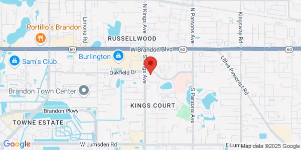 Map of 403 South Kings Ave Ste 150 Brandon, FL 33511