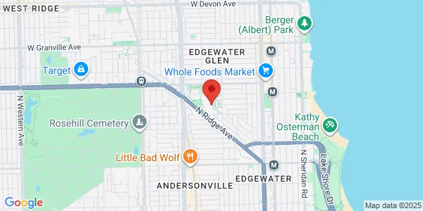 Map of 5900 N Glenwood Ave Chicago, IL 60660