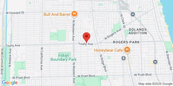 Map of 2200 W Touhy Ave Chicago, IL 60645