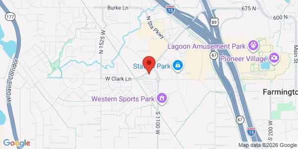 Map of 1179 Park Ln Ste 101 Farmington, UT 84025