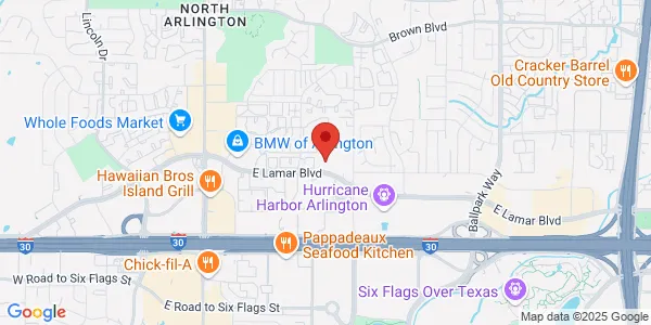 Map of 1601 E Lamar Blvd Ste 108 Arlington, TX 76011