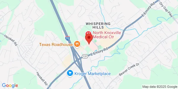 Map of 7565 Dannaher Dr Powell, TN 37849