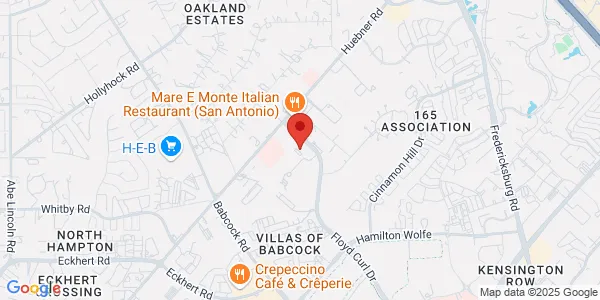Map of 21 Spurs Ln Ste SL-100 San Antonio, TX 78240