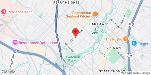 Map of 2720 Oak Lawn Ave Dallas, TX 75219
