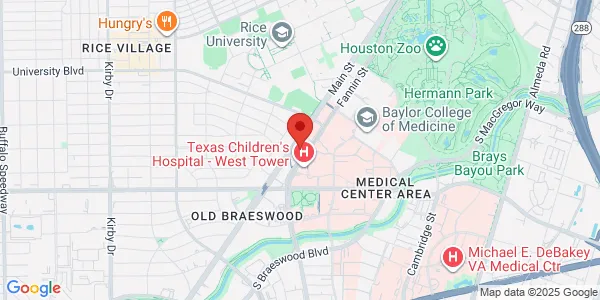 Map of 6624 Fannin St Ste 2780 Houston, TX 77030
