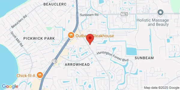 Map of 9857 Old St Augustine Rd Jacksonville, FL 32257