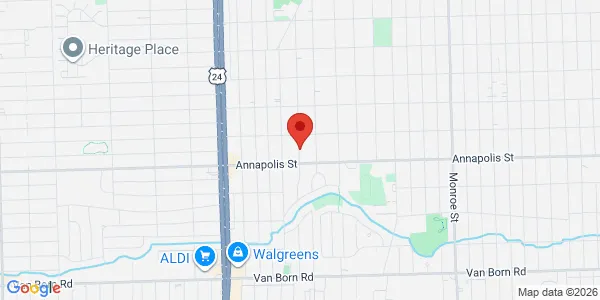 Map of Dearborn Heights, MI 48125