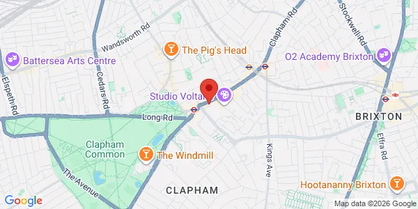 Map of Light Centre Clapham 151- 153 Clapham High Street Clapham Common London SW4 7SS United Kingdom