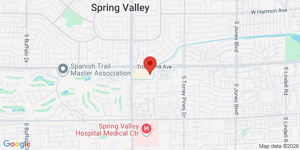 Map of 6787 W Tropicana Ste 105 Las Vegas, NV 89103