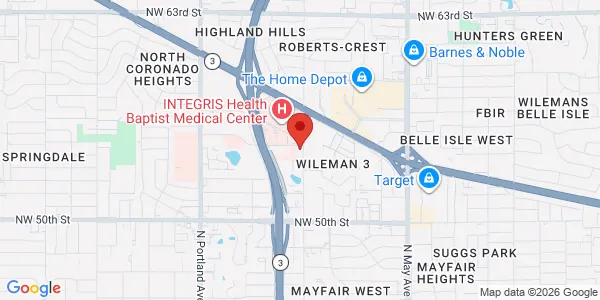 Map of 3300 NW 56th St Ste 200 Oklahoma City, OK 73112