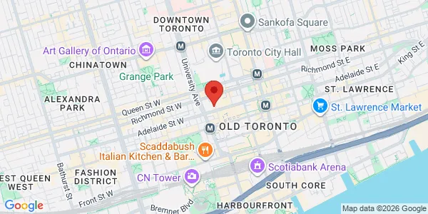 Map of 150 York Street Toronto, ON M5H 3S5 Canada