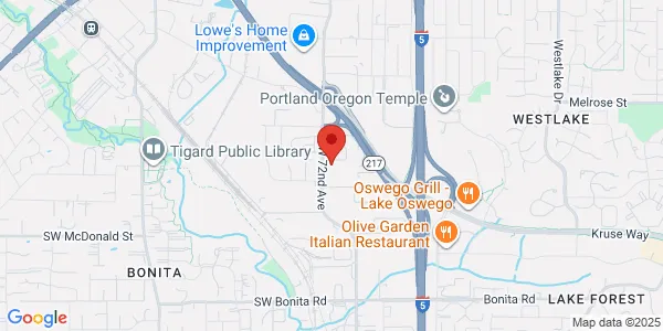 Map of 7180 SW Fir Lp Ste 250 Portland, OR 97223