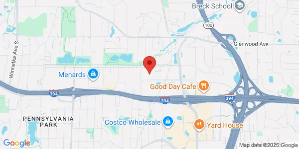Map of 6110 Golden Hills Dr Golden Valley, MN 55416
