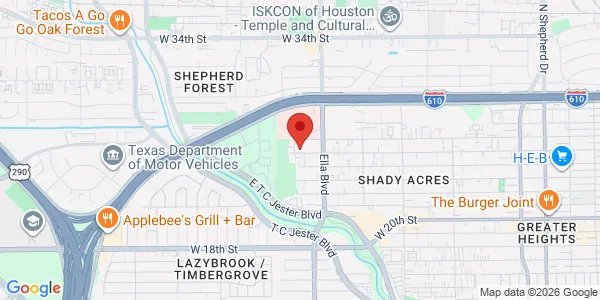 Map of 1631 North Lp W Ste 610 Houston, TX 77008