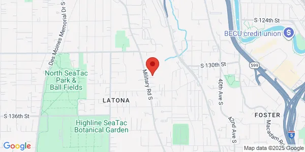 Map of 13030 Military Rd S Unit 100 Tukwila, WA 98168